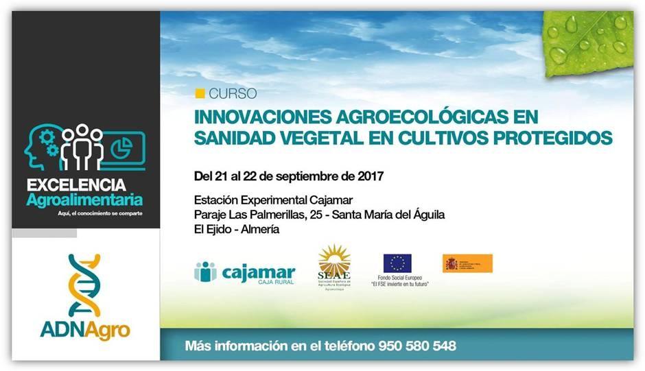 Expertos analizarán en unas jornadas las 'Innovaciones agrotecnológicas en sanidad vegetal en cultivos protegidos'