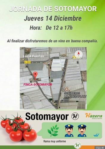 Hazera invita a su jornada de campo para mostrar el tomate en rama Sotomayor en La Mojonera