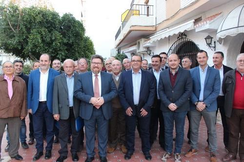 Rodrigo Sánchez felicita a los regantes de Cuevas del Almanzora por ser un modelo de sostenibilidad y eficiencia
