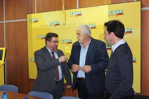 Sánchez Haro se reúne con COAG para conocer sus inquietudes y propuestas ante la reforma de la PAC