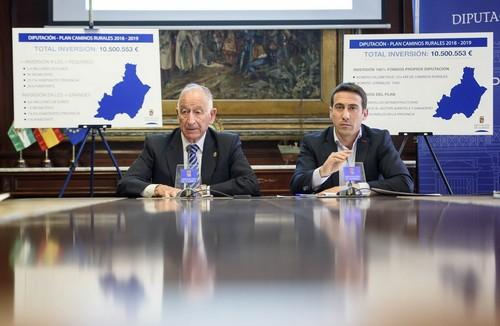 Diputación 	lanza el Plan de Caminos Rurales más ambicioso de su historia con 10,5 millones de inversión en los 103 municipios