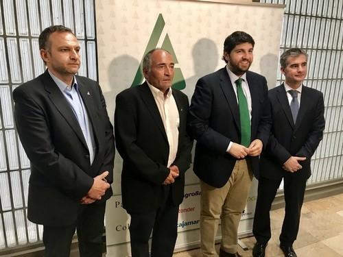  López Miras defiende las ayudas de la PAC y se compromete a seguir luchando para que se mantenga el presupuesto europeo