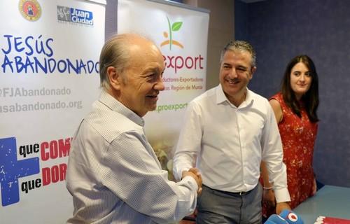 La Fundación Jesús Abandonado recibirá productos de las empresas de Proexport para atender a los más desfavorecidos