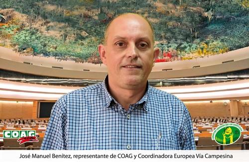 COAG pide a Planas que el gobierno español vote a favor de la Declaración sobre los derechos de los campesinos de la ONU
