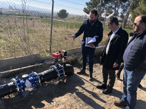 La comunidad de regantes de Totana ahorra un 10 por ciento de agua tras sustituir su canalización tradicional por una nueva tubería