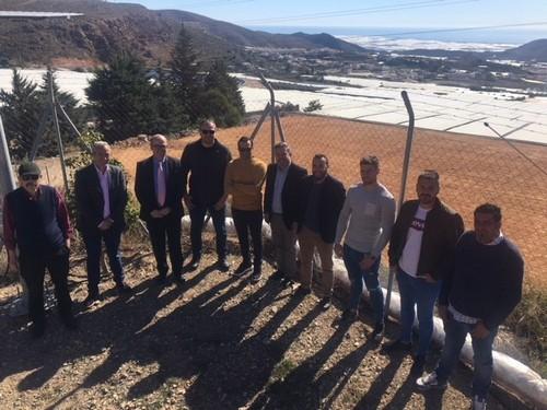 Agricultores de Dalías recibirán 400.000 euros para modernizar sus redes de riego