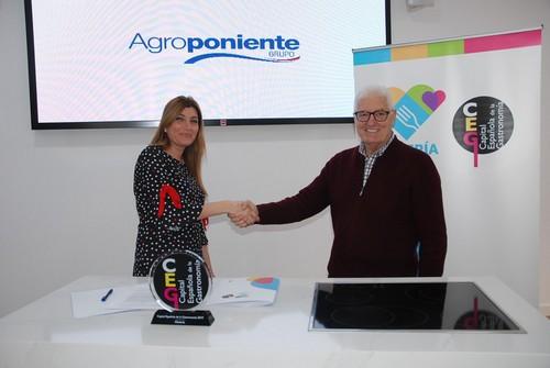Almería 2019, Capital Española de la Gastronomía, suma a Grupo Agroponiente como patrocinador en la máxima categoría de '3 tenedores'