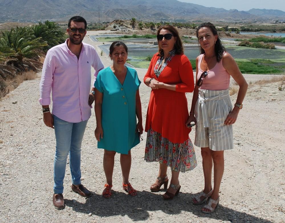 Crespo sella su apuesta por la depuración de aguas con el relanzamiento del plan de ampliación de la EDAR de Mojácar