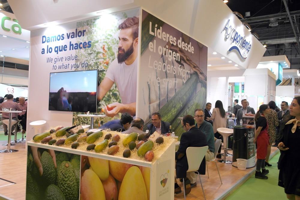 El stand de Grupo Agroponiente en Fruit Attraction será escenario de la presentación en Madrid de ‘Almería 2019, Capital Española de la Gastronomía’