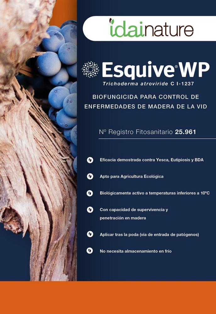 Idai Nature lanza ESQUIVE® en España, el biofungicida que acaba con las enfermedades de la madera de la vid