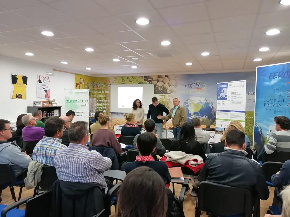 El proyecto 4 Retornos presenta al sector agrario cómo tratar y activar suelos degradados