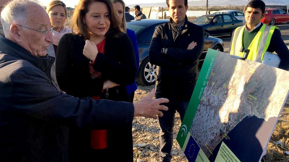 Crespo resalta que las actuaciones en las ramblas del Poniente almeriense minorarán el riesgo de inundaciones en Roquetas