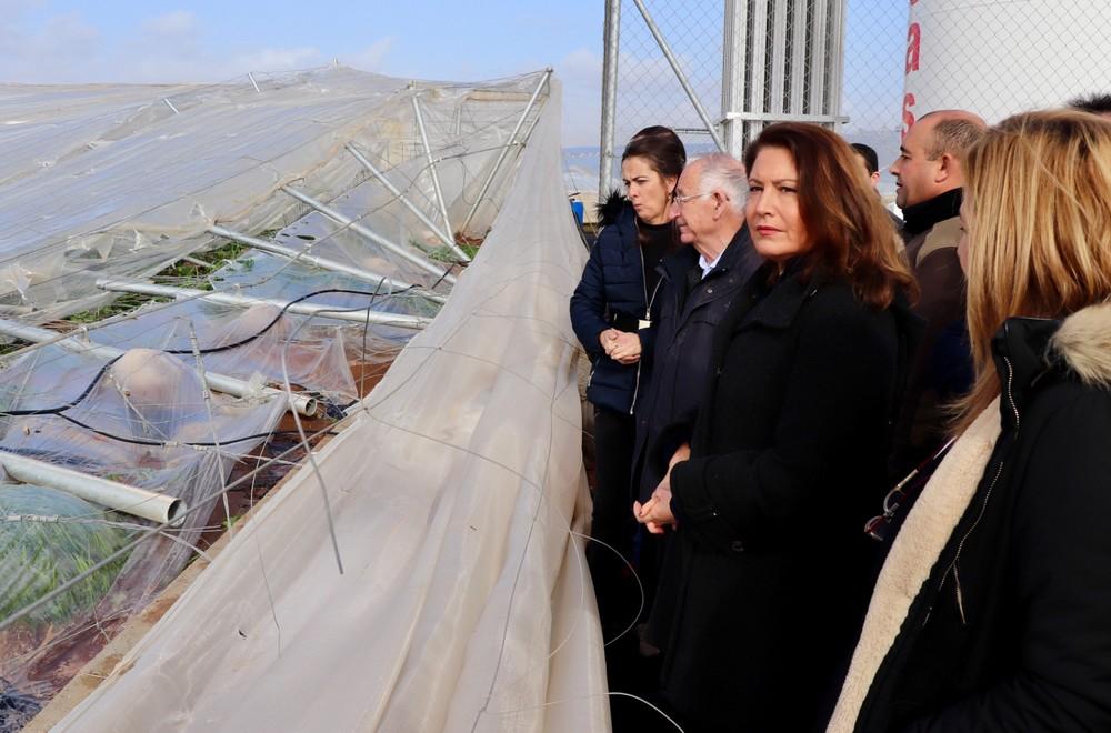 Agricultura activa la comisión de catástrofes para evaluar los daños que la borrasca ‘Gloria’ está ocasionando en Andalucía