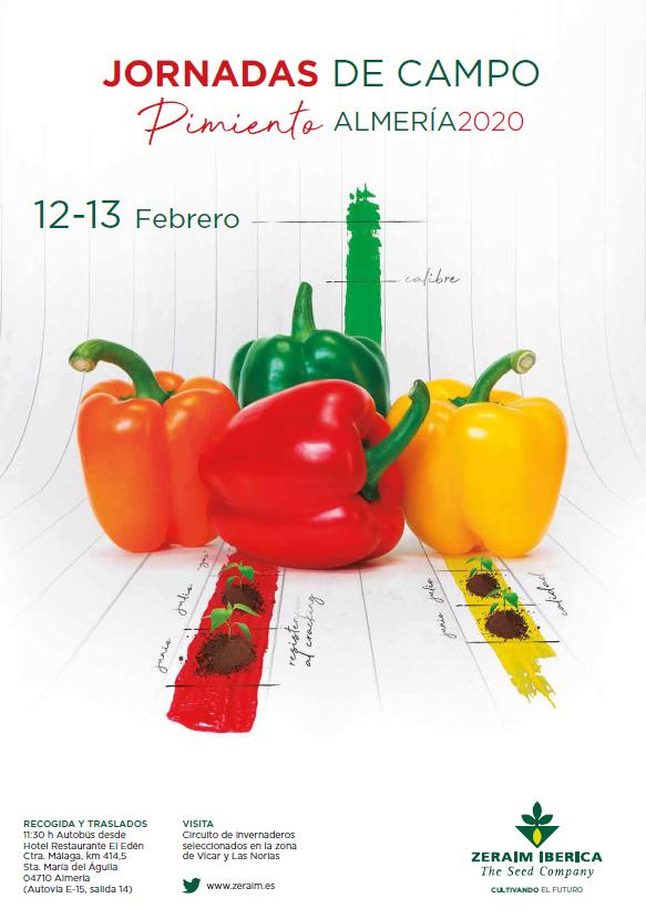 Zeraim prepara sus Opendays de pimiento para los días 12 y 13 de febrero en El Ejido