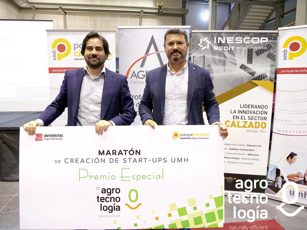 Grupo Agrotecnología premia con asesoramiento al proyecto Hortus Vertical en la 9ª Maratón UMH
