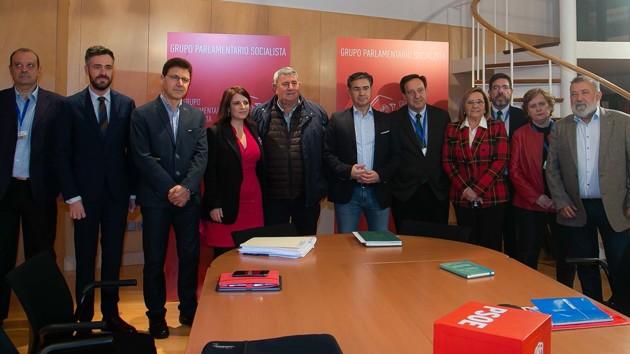El PSOE nacional traslada a las organizaciones agrarias su respaldo al sector