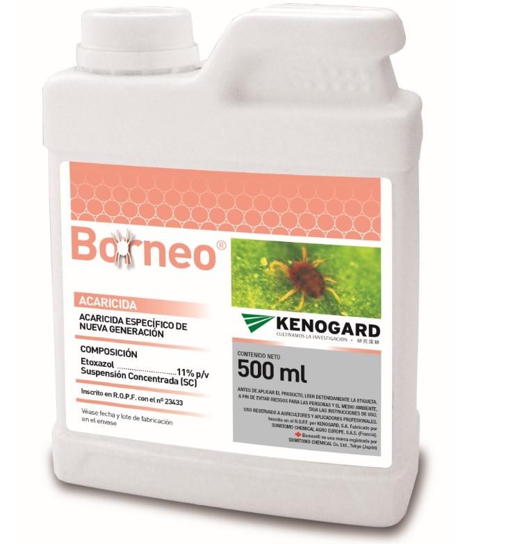 BORNEO®, acaricida translaminar para el control de ácaros tetraníquidos en cultivos hortícolas