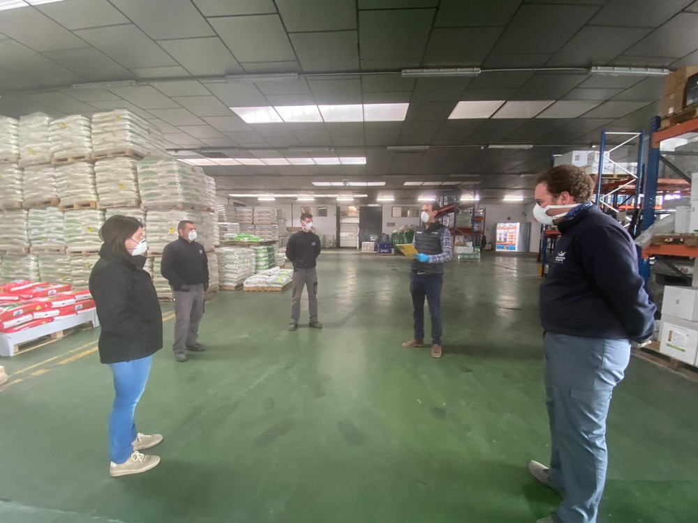 La Cooperativa de Santa María del Águila garantiza los suministros agrícolas protegiendo a sus trabajadores cumpliendo los protocolos de seguridad