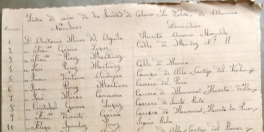 La Consejería de Cultura dedica el Documento del mes de mayo al cooperativismo agrario en Almería