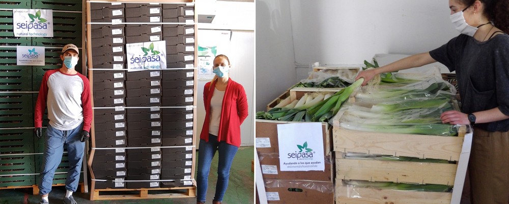 Seipasa dona 2 toneladas de fresas ecológicas y hortalizas de residuo cero para ayudar a los colectivos más afectados por la crisis del Covid-19