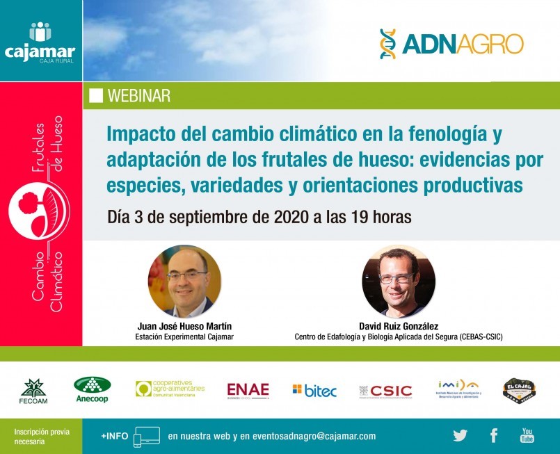 Webinar - Impacto del cambio climático en la fenología y adaptación de los frutales de hueso