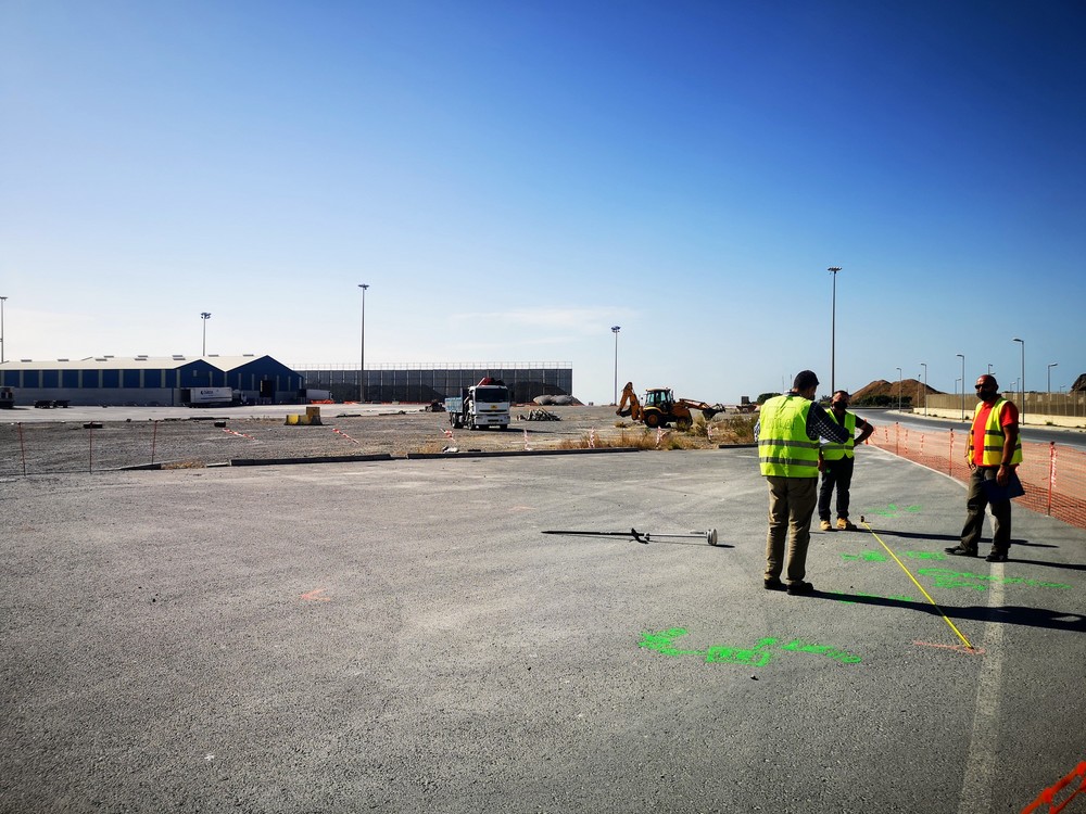 El Puerto de Almería inicia las obras de la Terminal de Tráfico Pesado para más de 200 camiones