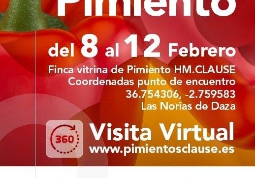 HM Clause organiza su semana del pimiento del 8 al 12 de febrero en Las Norias