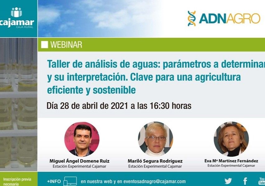 Taller de análisis de agua para una agricultura sostenible