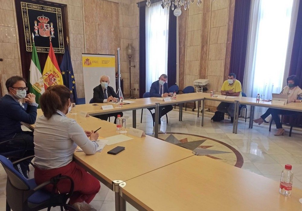 El subdelegado del Gobierno recibe a los representantes de las organizaciones agrarias