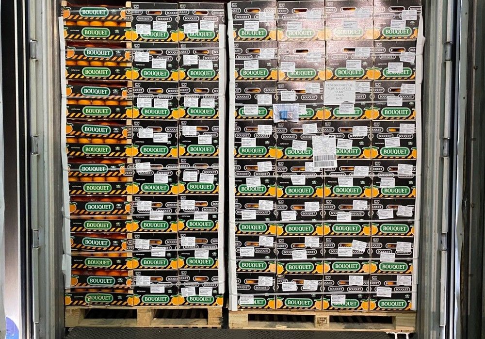 Anecoop abre vía comercial con Perú al enviar el primer contenedor de naranjas desde España