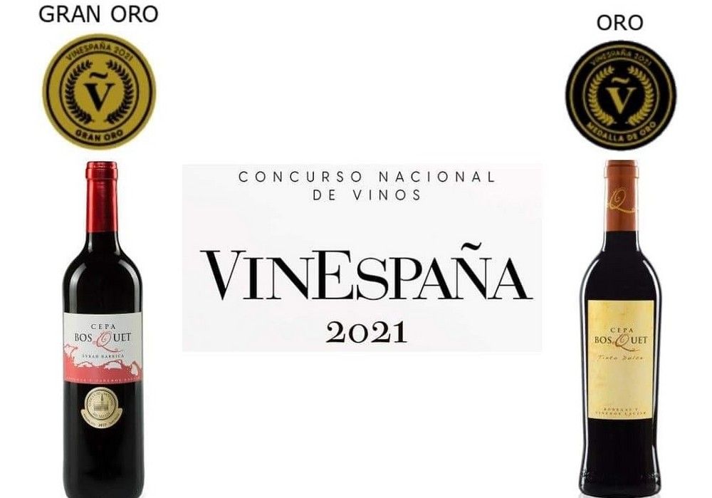 Los vinos de Cepa Bosquet se alzan con el Gran Oro y Medalla de Oro en los Premios Vinespaña 2021