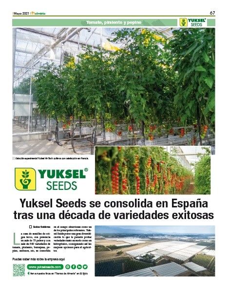 Mayo 2021 || Especial de variedades tomate de Yuksel Seeds