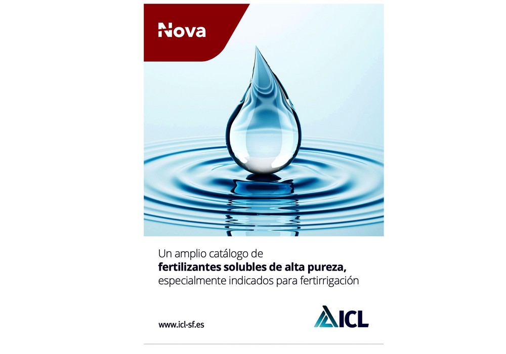 ICL lanza un nuevo catálogo de Nova, la gama más completa de fertilizantes solubles de alta pureza