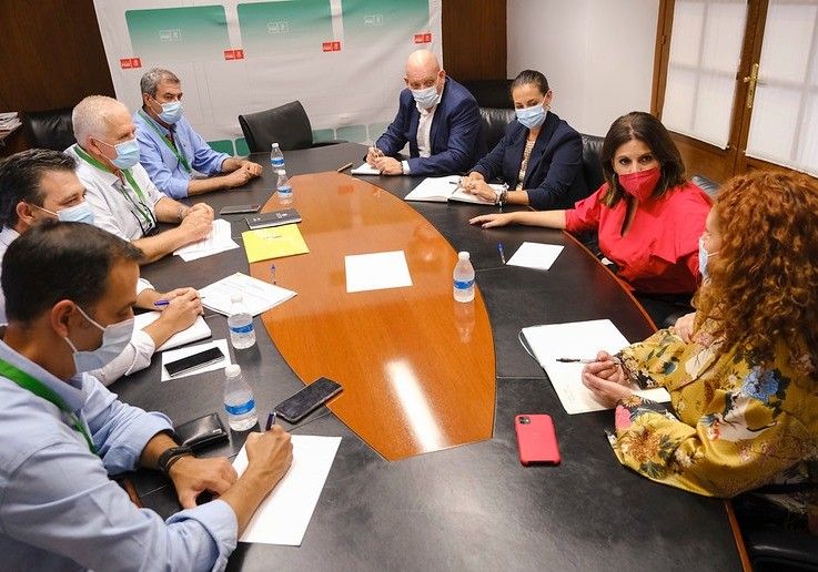 La dirección regional socialista analiza con responsables de COAG y UPA las necesidades del campo andaluz