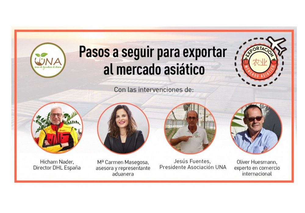 La asociación UNA da pasos para seguir con las exportaciones a Asia con una jornada el próximo 26 de noviembre