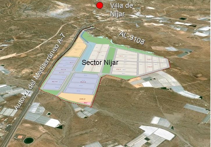 La Junta adjudica la redacción del proyecto de urbanización del área logística de Níjar