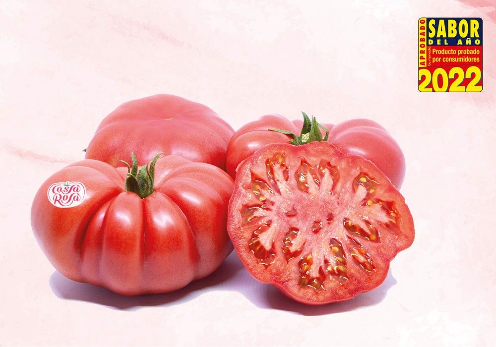 El tomate rosa asurcado CASSAROSA® premiado como Sabor del Año 2022