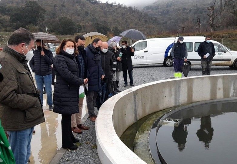 La Consejería de Agricultura inaugura la EDAR de Alcudia de Monteagud y Tahal