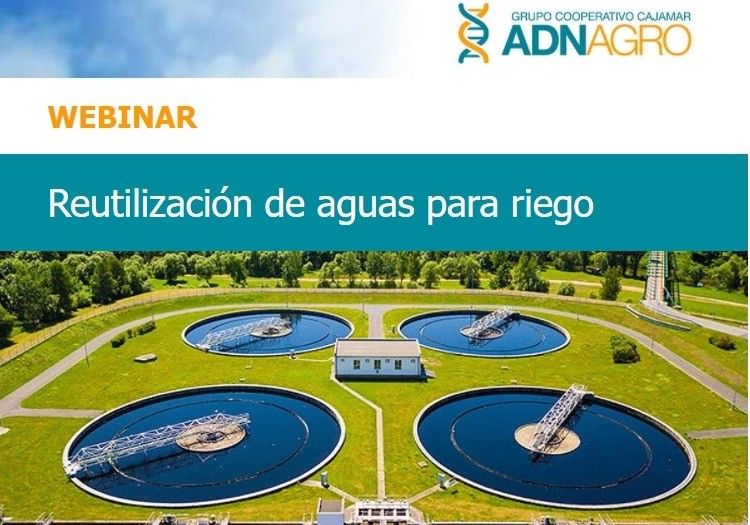 Webinar sobre la reutilización de aguas para riego el 3 de febrero