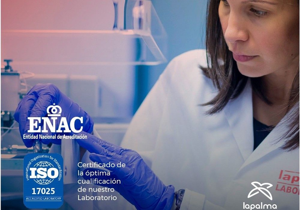 Cooperativa La Palma obtiene la acreditación de la Norma ISO/IEC 17025 por ENAC