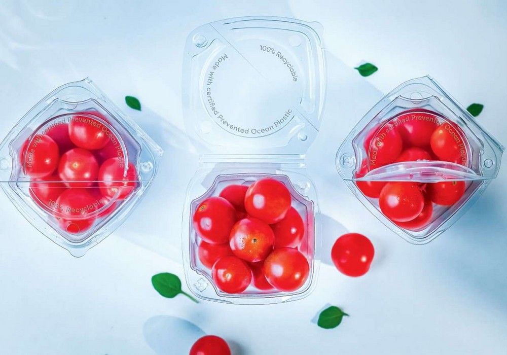 Almafrut comercializa envases alimentarios procedentes de plástico recuperado del mar en el Sureste asiático por Groupe GUILLIN