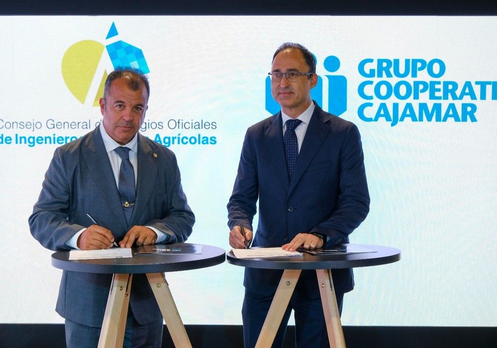 Cajamar colaborará con los ingenieros técnicos agrícolas en sus actividades como asesores tecnológicos del sector agroalimentario