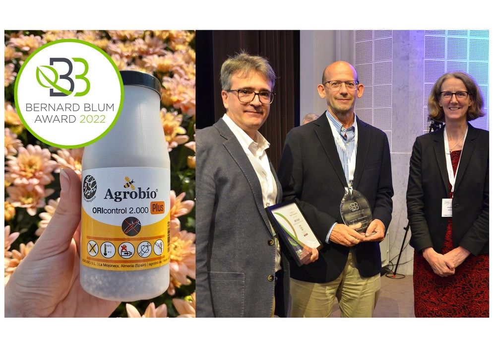 ORIcontrol PLUS de Agrobío recibe el premio internacional BERNARD BLUM