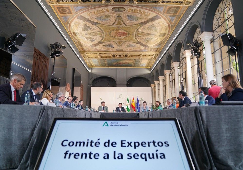 Moreno preside el Comité de Expertos de la Sequía que asesorará al Gobierno andaluz para trazar  actuaciones y hacer frente a la falta de agua