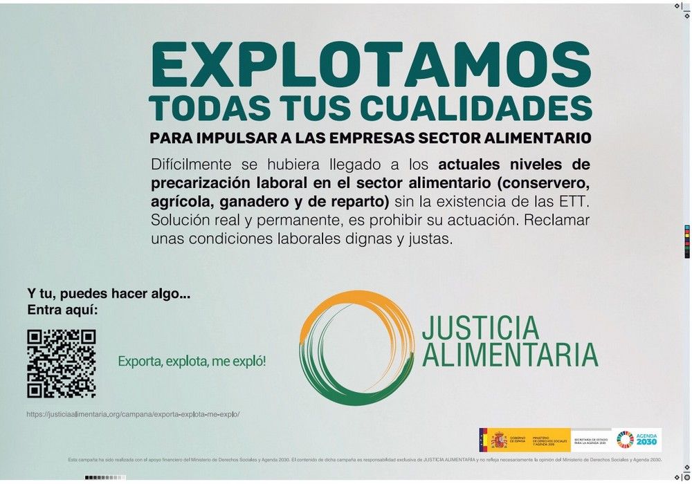 Carmen Crespo exige la retirada “inmediata” de la campaña Justicia Alimentaria, un “ataque” con “la complicidad” del Estado