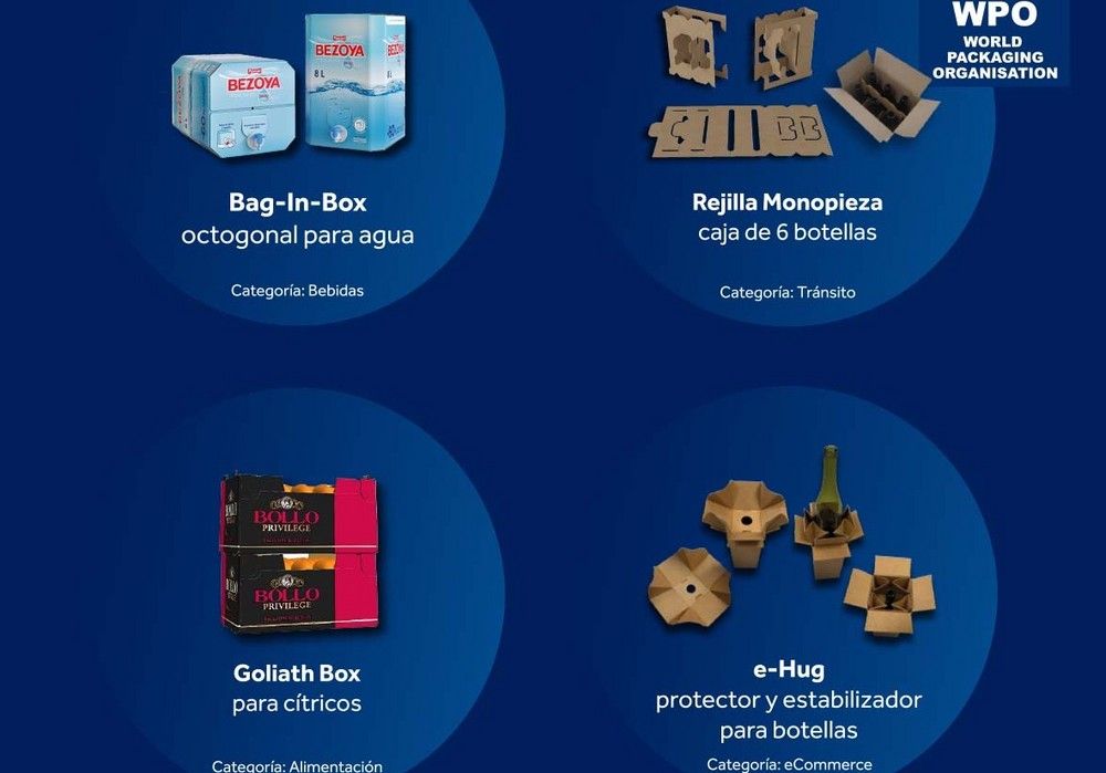 Ocho envases de Smurfit Kappa premiados en los WorldStar Awards, cuatro de ellos “made in Spain”