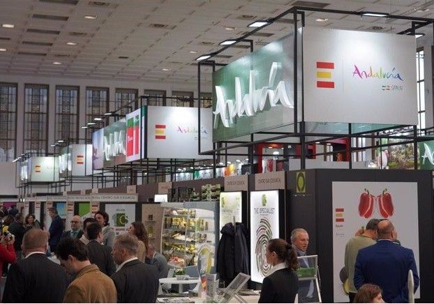 El sector hortofrutícola andaluz promociona su potencial y sostenibilidad en Fruit Logística 2023
