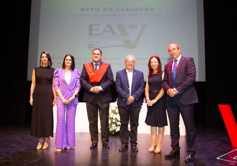 La Escuela Agraria de Vícar clausura el curso académico 22/23 en el Auditorio Ciudad de Vícar
