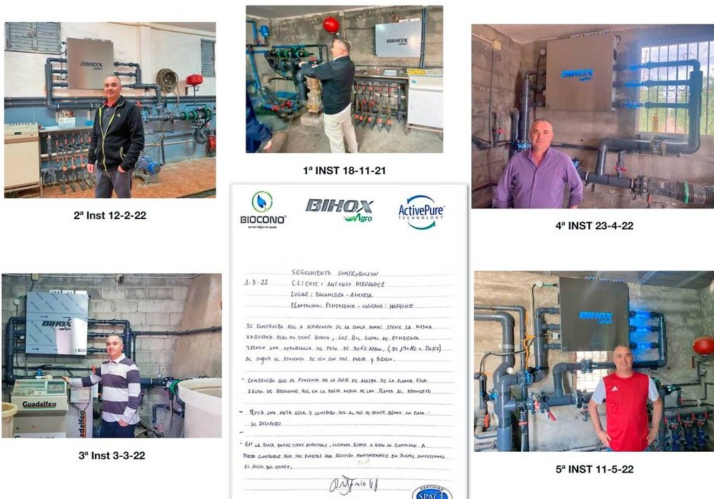 Bihox: una mayor producción ahorrando agua y fertilizantes