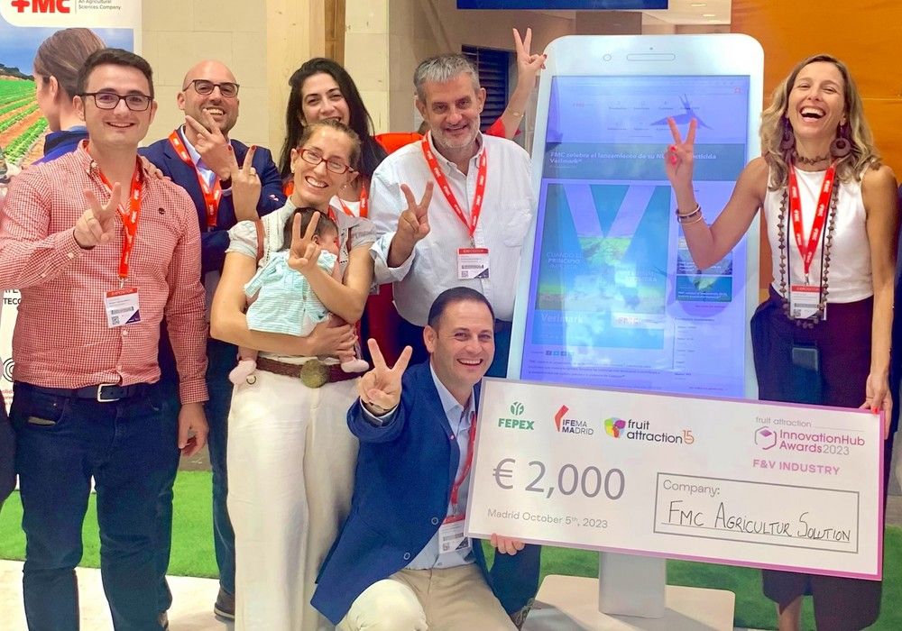 FMC Agricultural Solutions ha conseguido el premio 'Innovation Hub Awards' en su categoría para F&V Industry por la innovación que aporta Verimark®